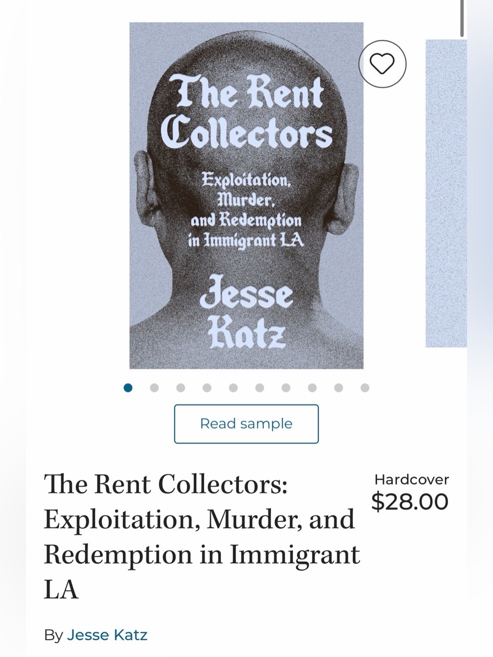 Barnes & Noble Hardcover - The Rent Collectors in Blue and Black